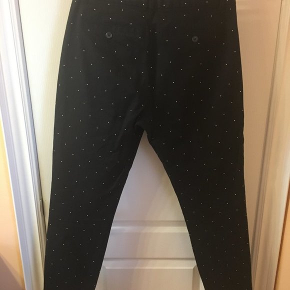 Gap Pin Dot Black Slim Pants - Picture 3 of 4